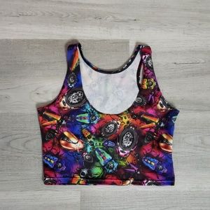 BlackMilk Bugs On Acid Reversible Crop Top